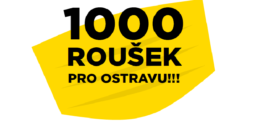 logo 1000 roušek pro Ostravu samostatné